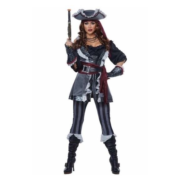 California Costumes Platinum Collection Captain Blackheart Halloween Deluxe Med - Picture 1 of 6